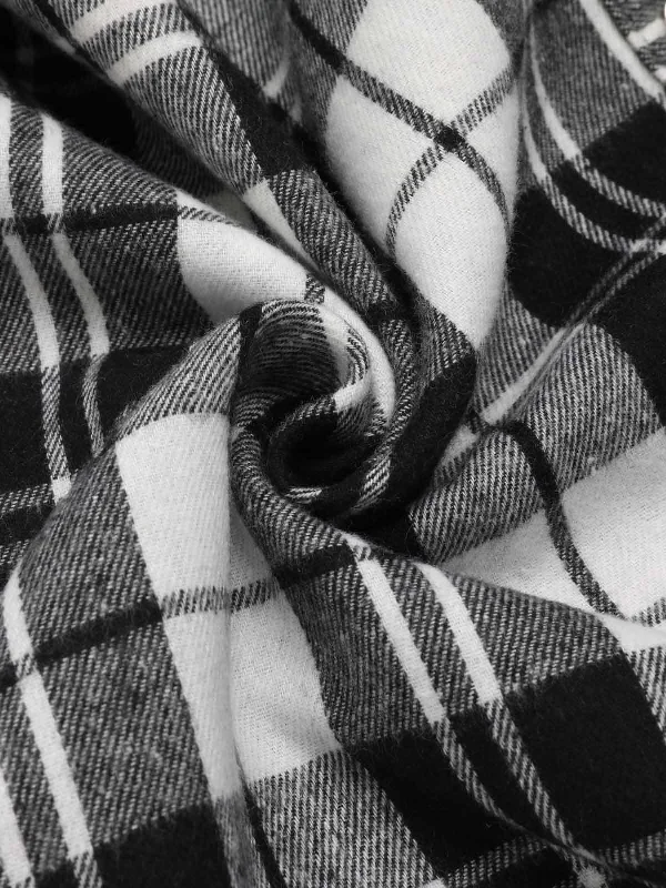 1950s-3-4-sleeve-plaid-belt-long-tops-1