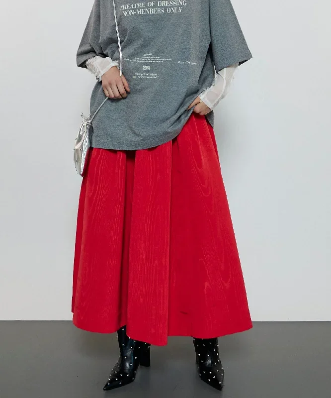 【24AUTUMN PRE-ORDER】Moire Volume Skirt