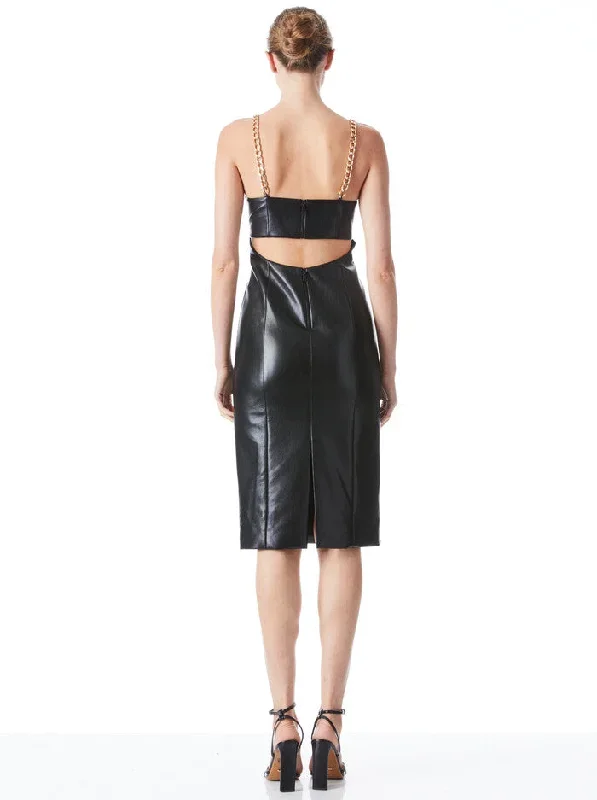 alice-olivia-fifi-chain-strap-vegan-leather-midi-dress-black