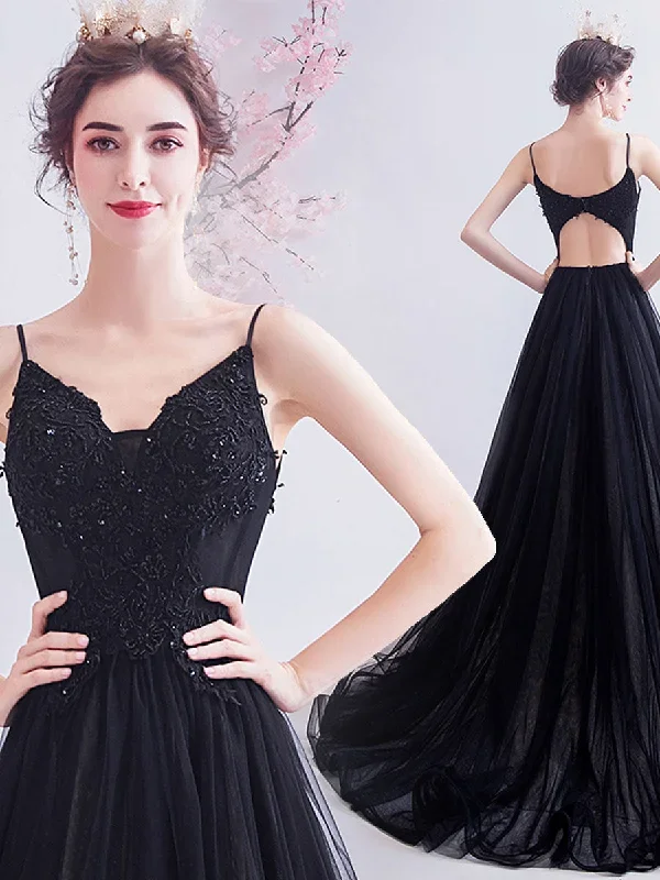 black-v-neck-tulle-lace-long-prom-dress-black-evening-dress-4