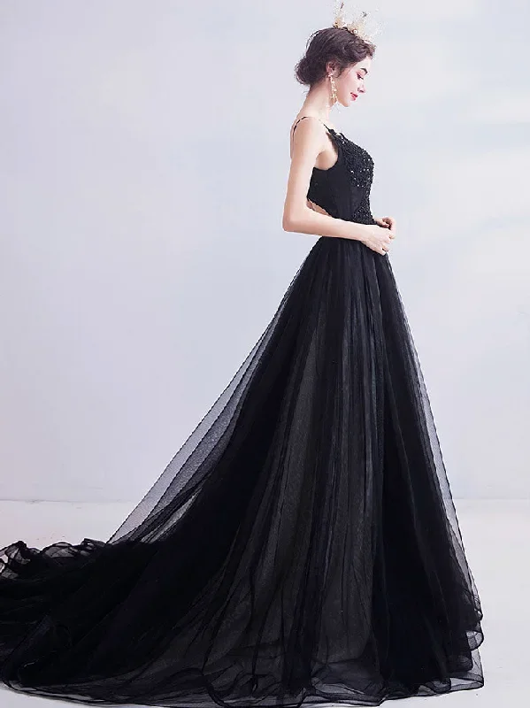 black-v-neck-tulle-lace-long-prom-dress-black-evening-dress-4