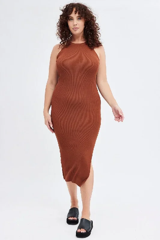 brown-knit-dress-high-neck-midi-ced31674-40ab-1