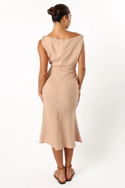 calista-one-shoulder-midi-dress-sand