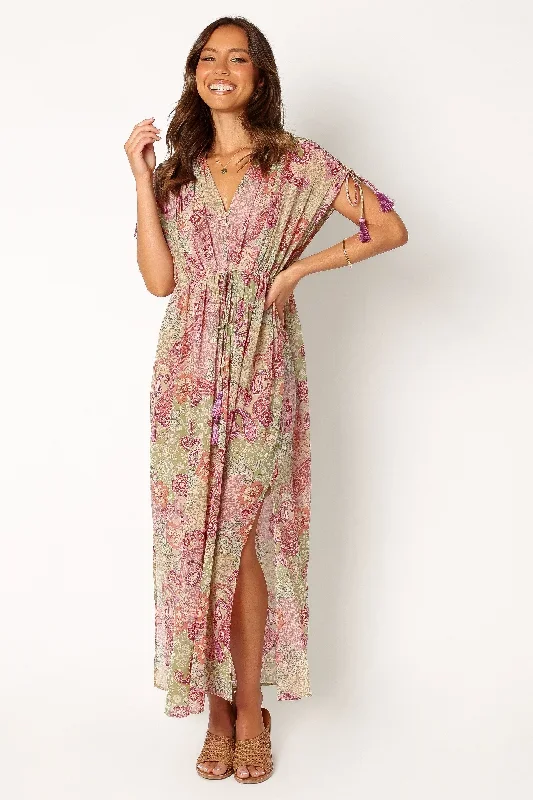 Cyril Maxi Dress - Iris Oasis