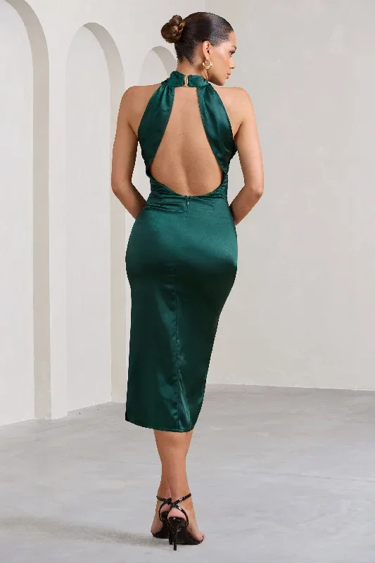 dazzling-bottle-green-cross-over-halter-neck-midi-dress-cl127233047