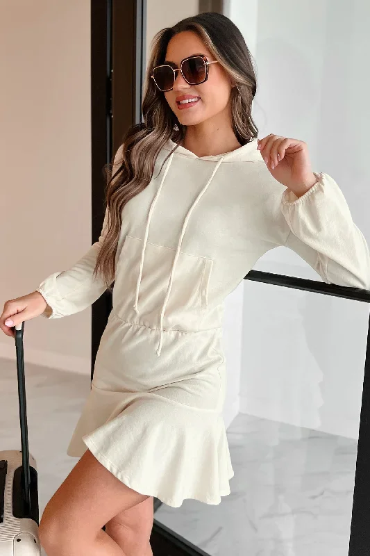 elevated-casual-hoodie-mermaid-mini-dress-ecru-cream