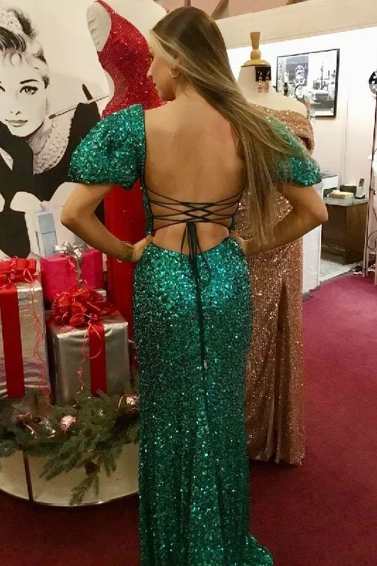 emerald-green-sequin-square-neck-backless-mermaid-long-prom-dress