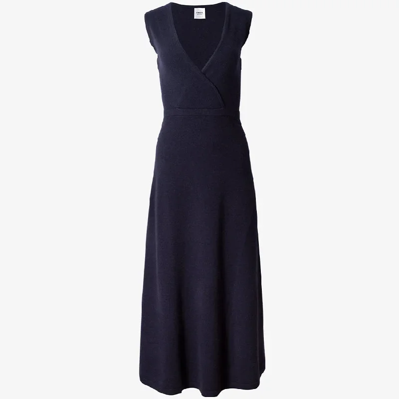 CASHMERE MAXI DRESS "ERDEN" IN NAVY