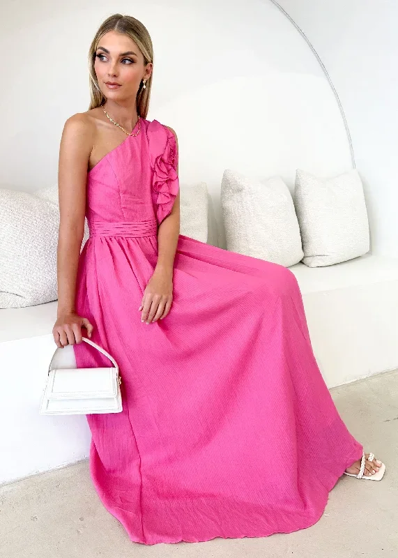 essja-one-shoulder-midi-dress-pink