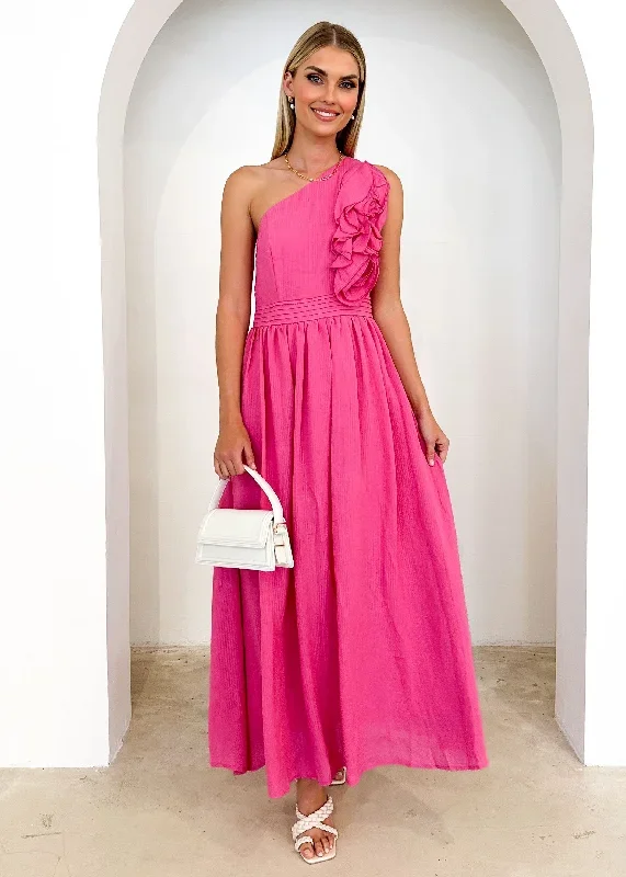 essja-one-shoulder-midi-dress-pink