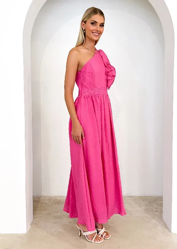 essja-one-shoulder-midi-dress-pink