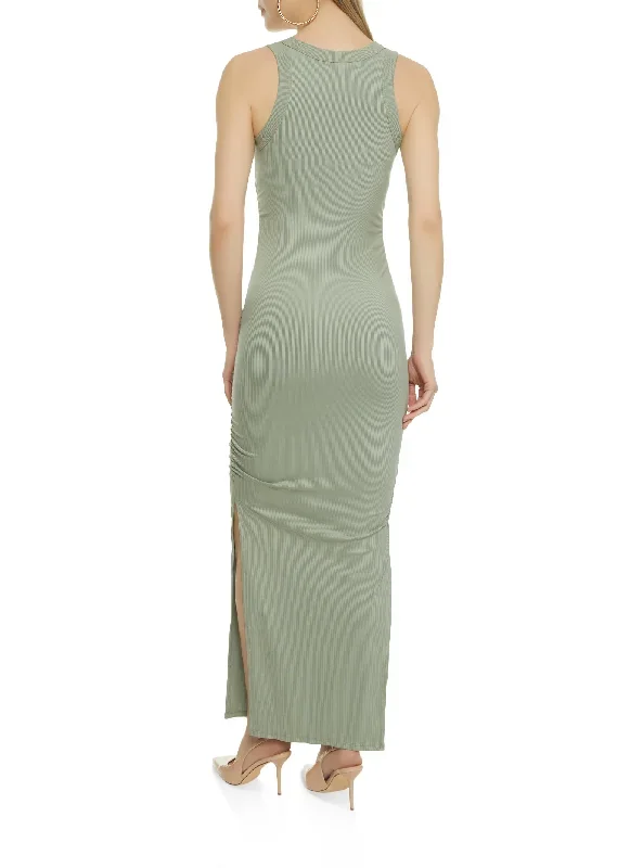 green-rib-knit-ruched-side-slit-maxi-dress-1410077137235