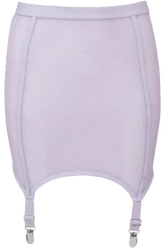 Heartbeats Fishnet Skirt [LILAC] [PLUS]