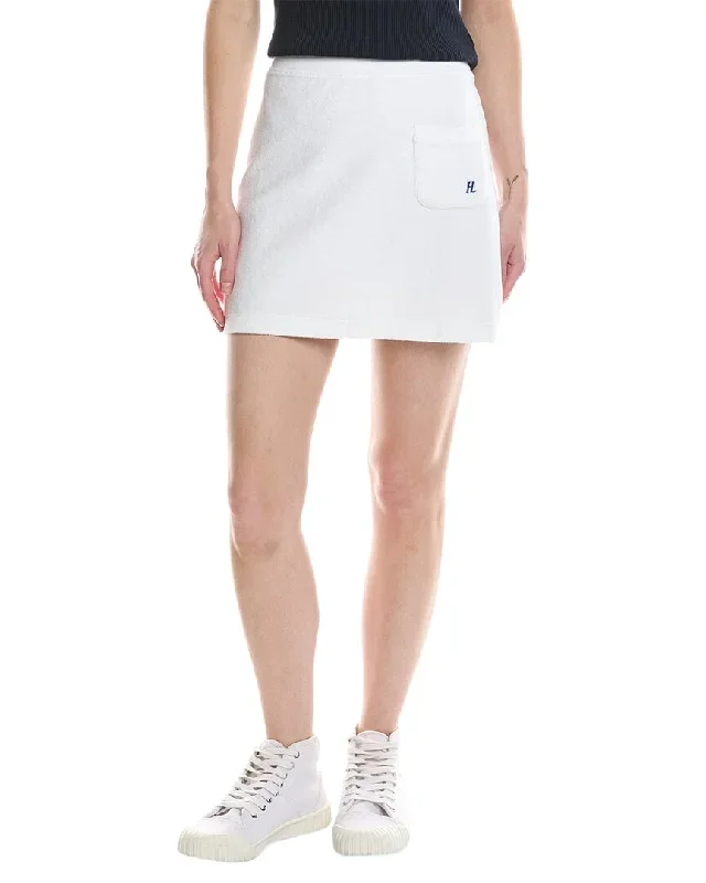 Helmut Lang Toweling Terry Skirt