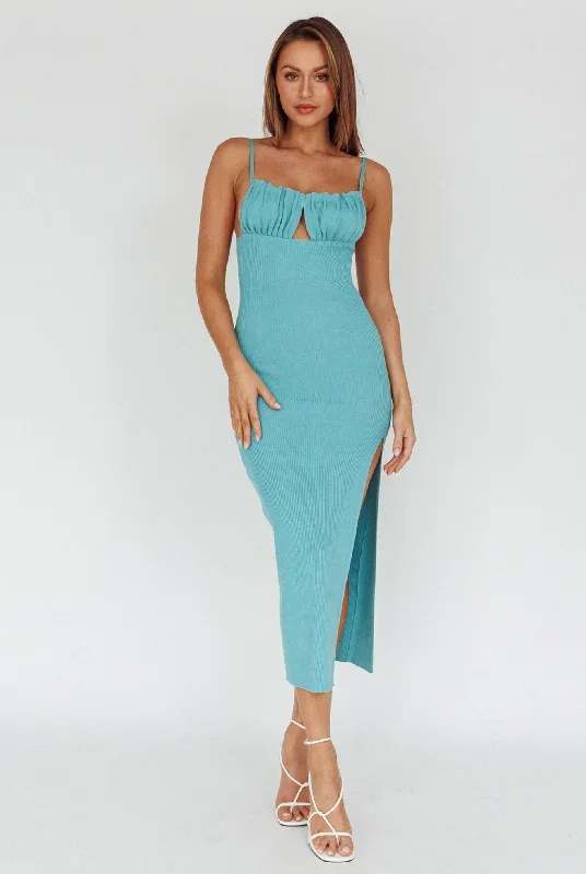 jelina-gathered-bust-knit-midi-dress-teal