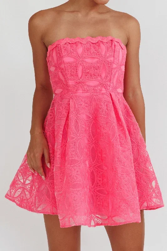 kesenia-strapless-embroidered-mini-dress-hot-pink