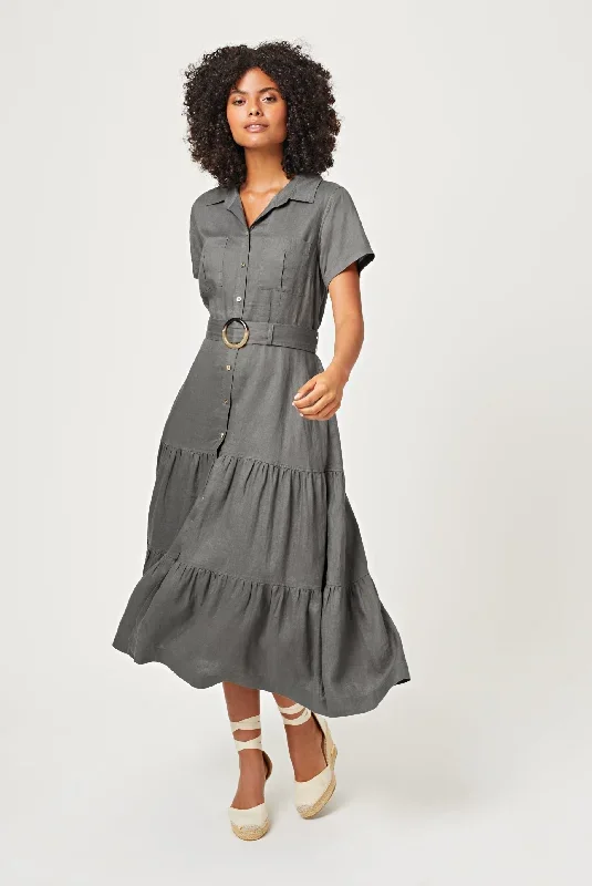 Lake Maggiore Maxi Shirt Dress