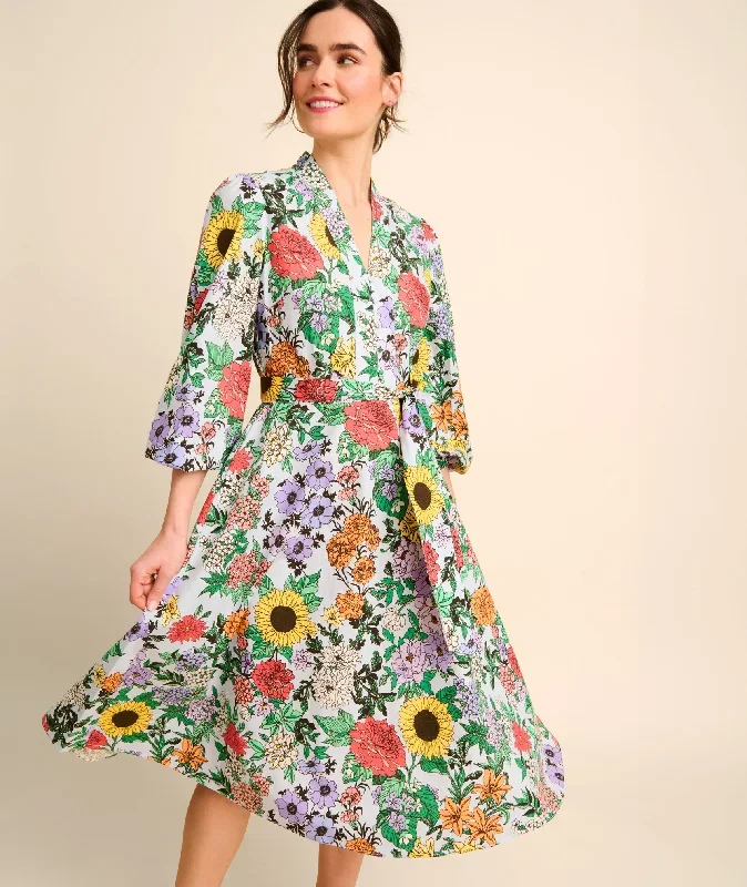 Stretch Cotton Floral Lucia Dress