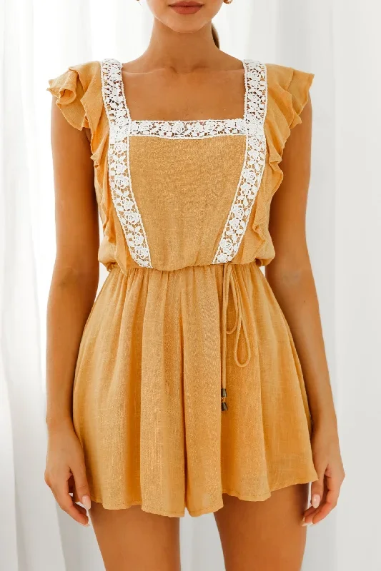 meet-again-crochet-lace-trim-tie-up-back-romper-mustard