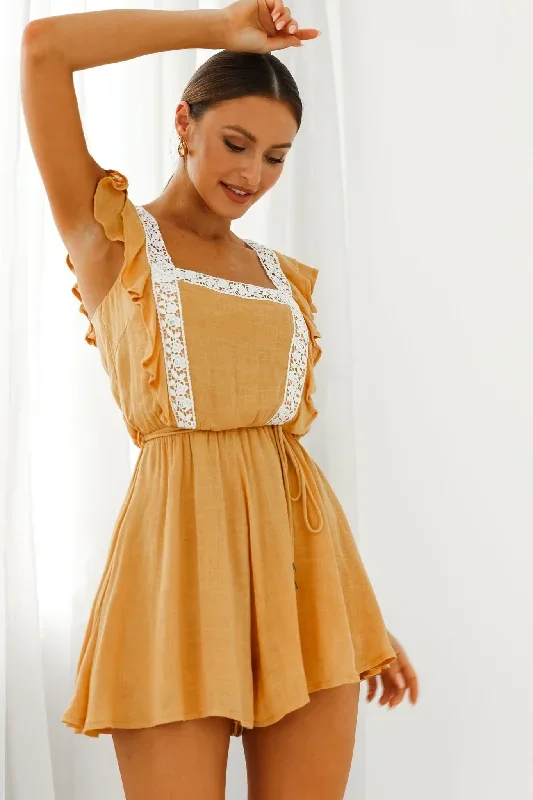 meet-again-crochet-lace-trim-tie-up-back-romper-mustard