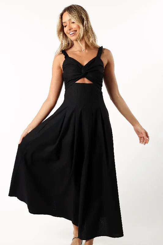 Mellie Midi Dress - Black