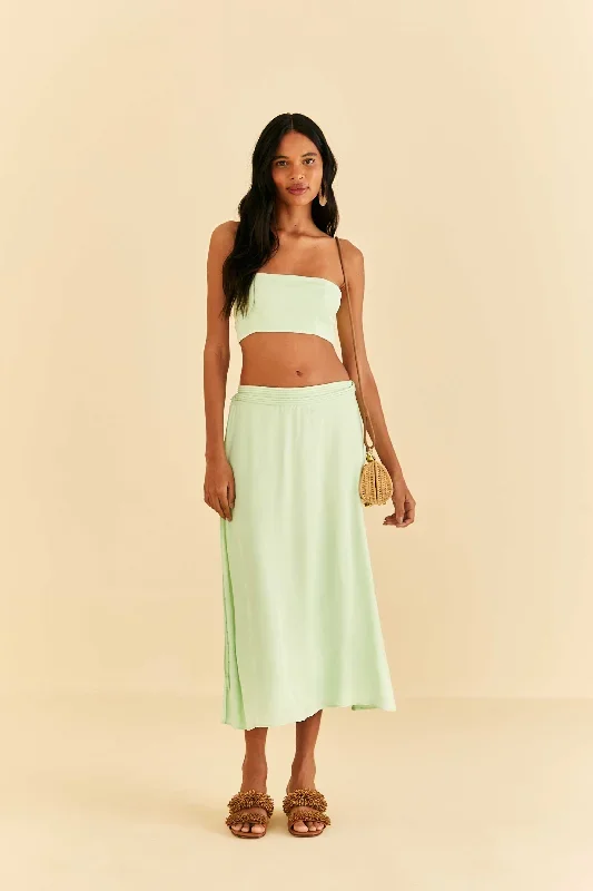 Mint Midi Skirt