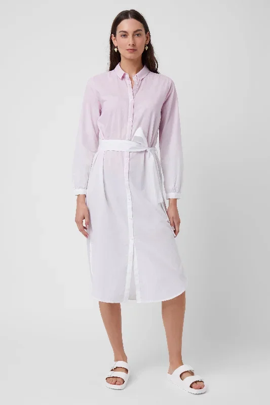 Ombre Organic Midi Shirt Dress