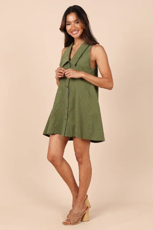 rose-collared-mini-dress-olive-corduroy