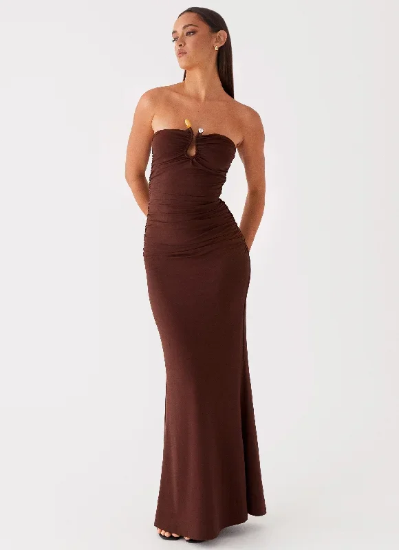 Rudy Maxi Dress - Brown