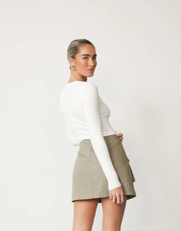 scottie-mini-skirt-khaki