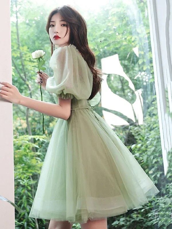 simple-green-tulle-short-prom-dress-green-evening-dress-1