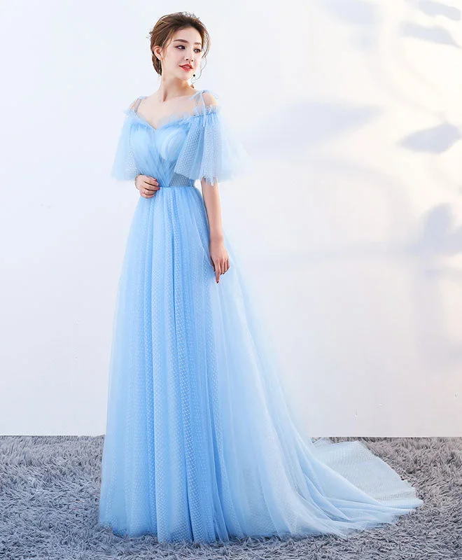 stylish-sky-blue-tulle-long-prom-dress-evening-dress