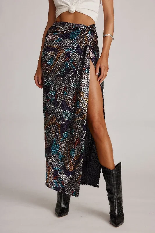 Toulouse Abstract Sequin Maxi Skirt