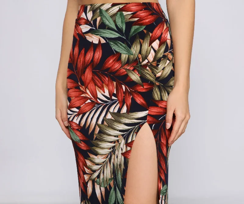 tropical-palm-leaf-high-slit-maxi-skirt-065010225001