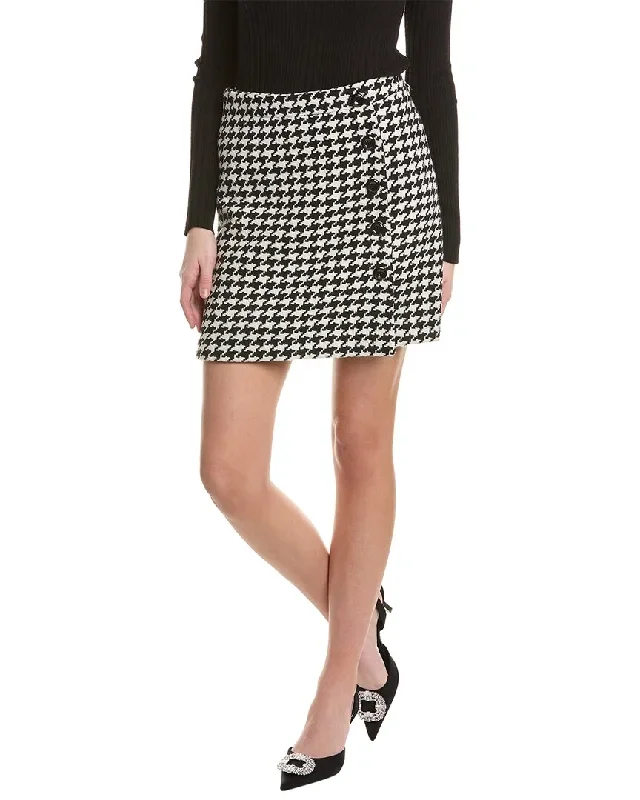 Vince Camuto Button Mini Skirt