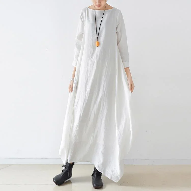 white linen caftans long linen dresses plus size  maxi length gown plus size