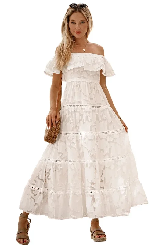 white-off-the-shoulder-ruffled-lace-maxi-dress