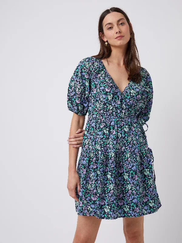 Zinnia Organic Wrap Mini Dress